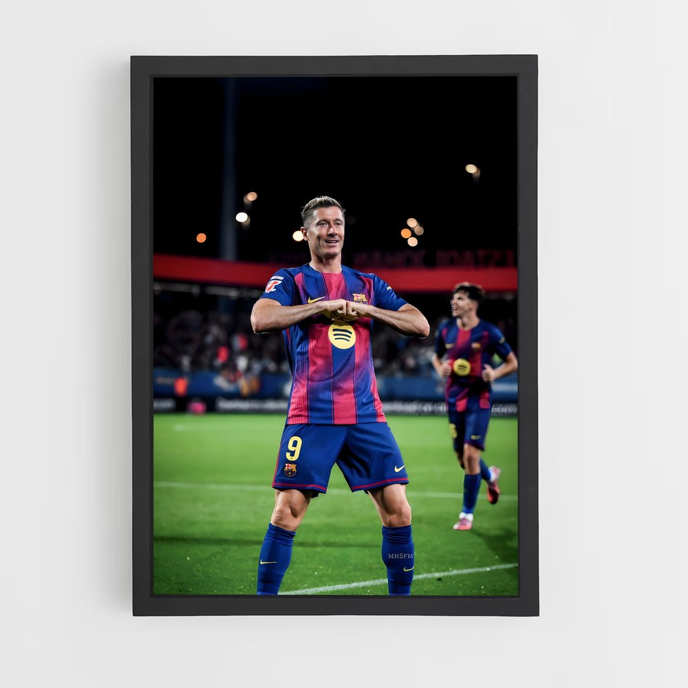 Poster Lewandowski en Action (vue 2)